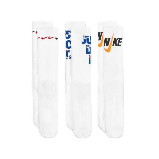 Nike modieuze casual sportsokken voor heren en dames (comfortabel en ademend) 3-pack DH3822-902