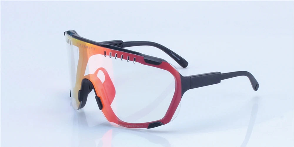 Original DEVOURS Photochromic Cycling Sunglasses Men women Sport Mountain Bike bicycle Glasses MTB Eyewear Discoloration