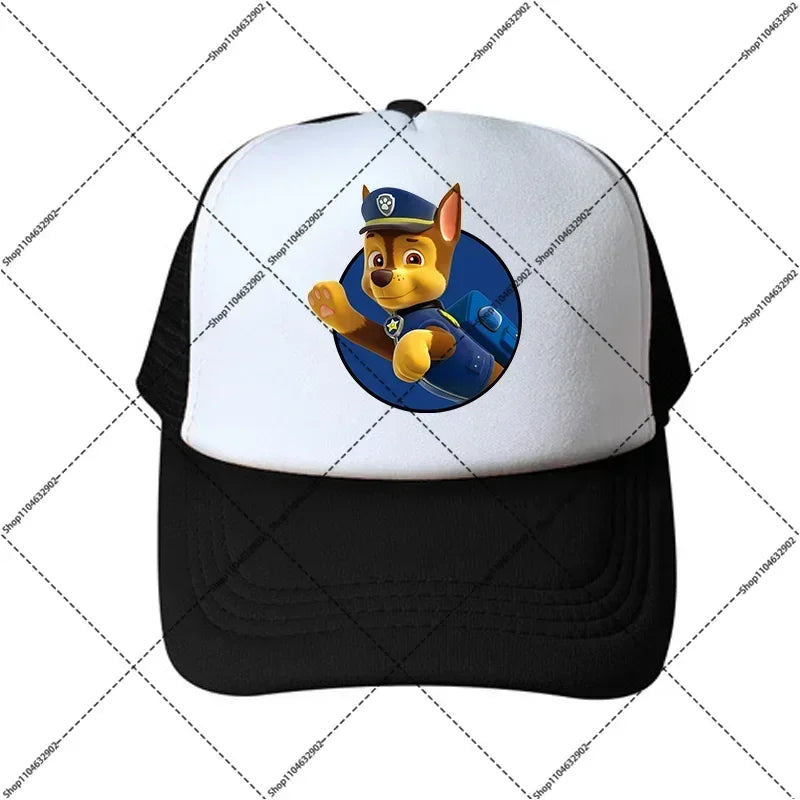 Paw Patrol Hats Chase Skye Baseball Cap Women Man Cute Cartoon Anime Pattern Print Sun Hat Summer Outdoor Caps Birthday Gifts
