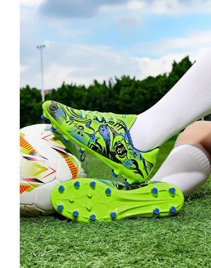 Nouvelles chaussures de football pour hommes et garçons, chaussures de football originales TF/AG, chaussures de football professionnelles pour terrain intérieur, crampons de football, baskets antidérapantes.