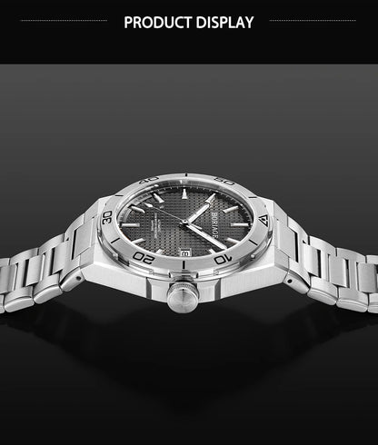 BORIAGE Fully automatic mechanical men's watch BGW9 luminous watch MIYOTA9015 movement 316 stainless steel 200m Water Resistance