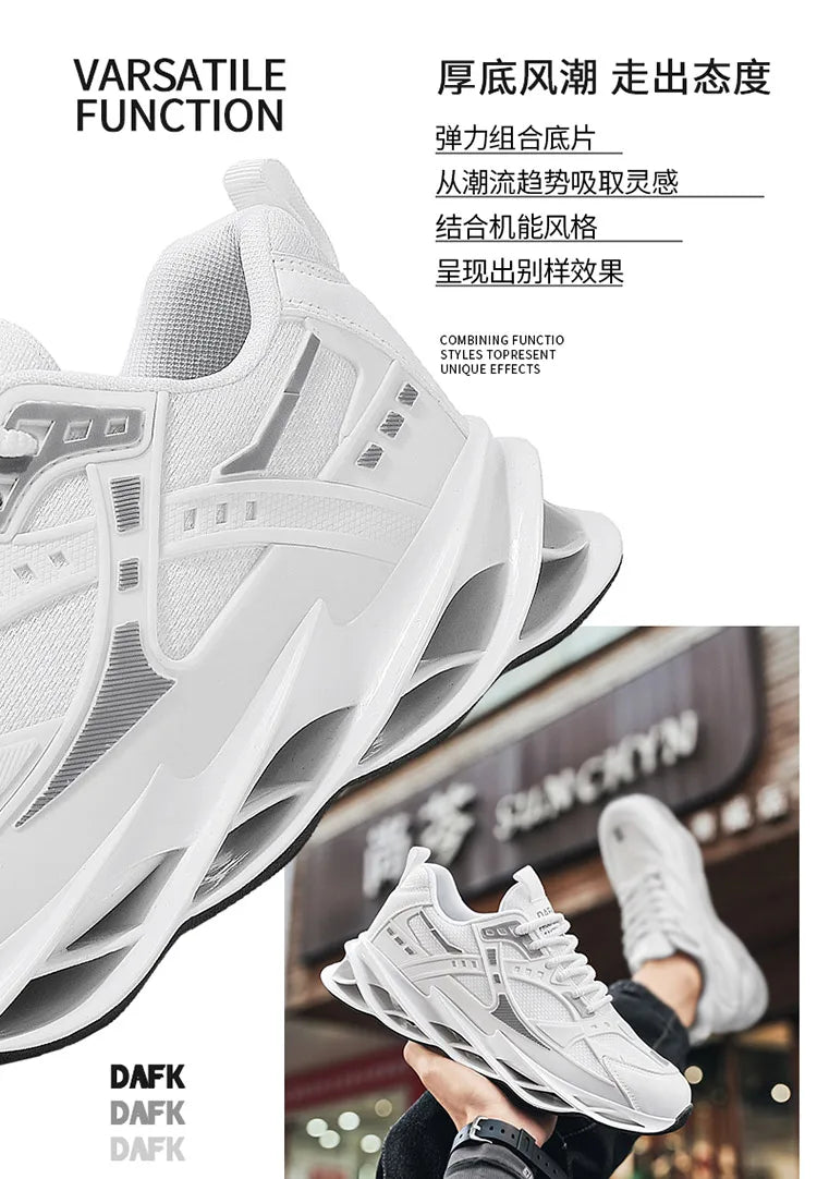 Baskets décontractées pour homme, baskets de luxe, chaussures de course respirantes, mocassins tendance pour homme. Chaussures