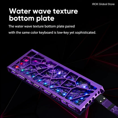 IROK MG63 Hollow Aluminium Gaming Magnetic Mechanical Keyboard 60% RT0.001mm 8KHz 0.07ms 512K RGB Hot Swap Wired Gamer Keyboard