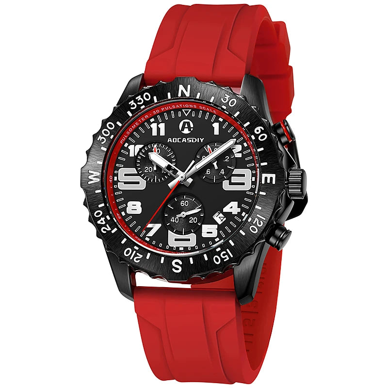 Quartz Wristwatch Men's Watches ENDURANCE Wristwatch Casual Men Watch Luxury Waterproof Luminous Chronograph Date reloj hombre