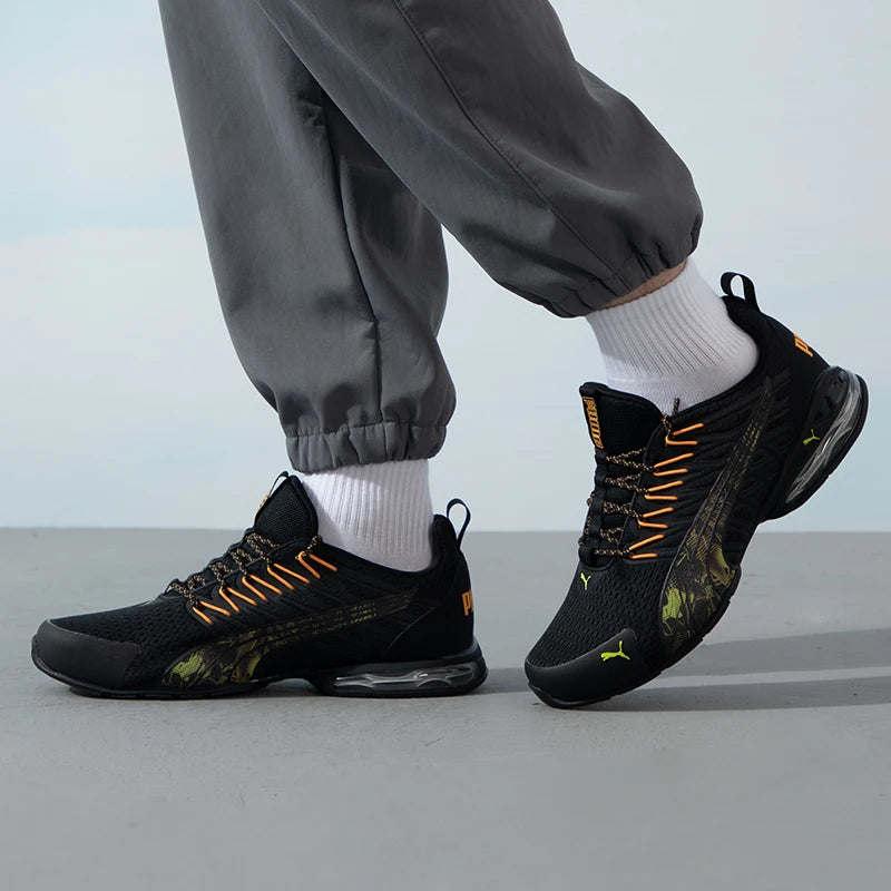 Chaussures Puma pour hommes et femmes, chaussures de course sur route originales, légères, respirantes, pour entraînement physique, avec amorti, chaussures de tennis d'extérieur, chaussures de sport 379602-01-3