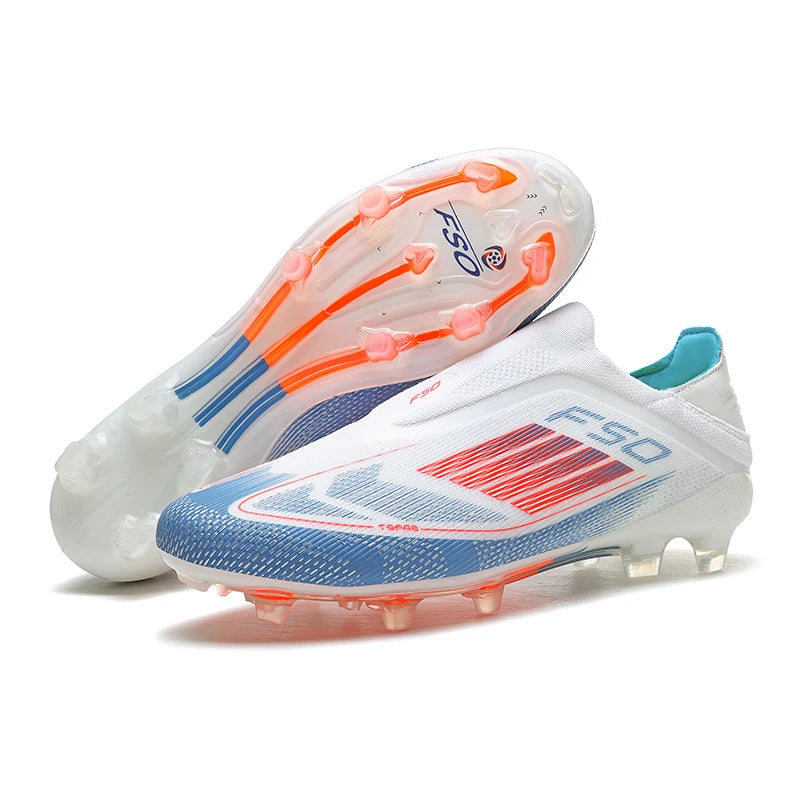 New Men Football Boots ComfortableSoccer Shoes Match Training Boys Non Slip Long Spikes Breathable Adult Cleats Outdoor Sport