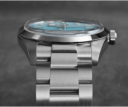San Martin Men Luxury Watch 36mm BB36 Snowflake Hands Explore Series Sports Watches PT5000 Automatic Mechanical 10Bar BGW-9 Lume