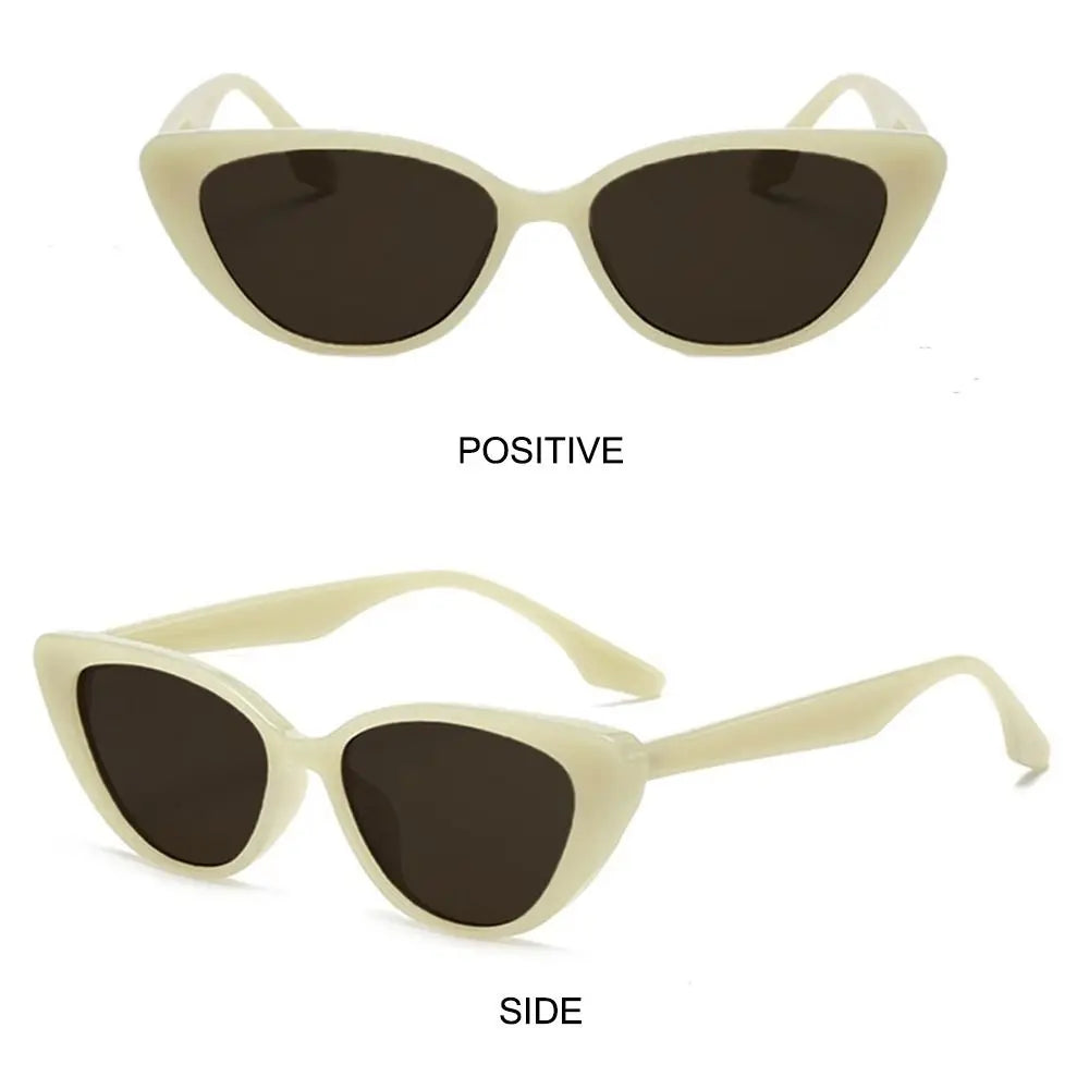 Cat Eye Shape Sunglasses Beach Sun Protection Sun Glasses Fashion Shades 90s Glasses Summer Eyewear