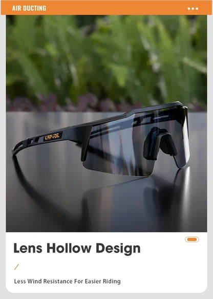Kapvoe Photochromic Cycling Sunglasses Men Glasses Fashion Mountain Bicycle Outdoor Road Riding Goggles Eyewear Sports MTB Bike