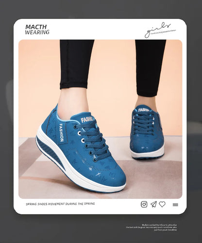 Damen-Sneaker, modische vulkanisierte Damenschuhe, flache Damenschuhe zum Wandern, Plateauschuhe, Übergrößen, Zapatillas Mujer