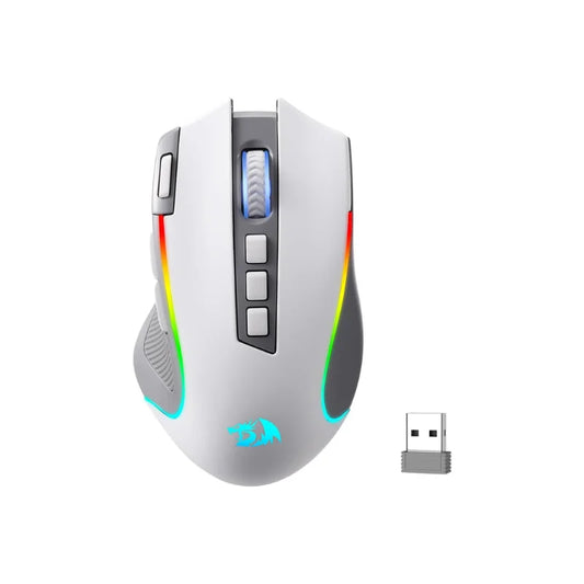 Mouse gaming Redragon M612 PRO RGB BT 2.4G, optic wireless, 8000 DPI, 9 butoane programabile, 7 moduri de iluminare, B