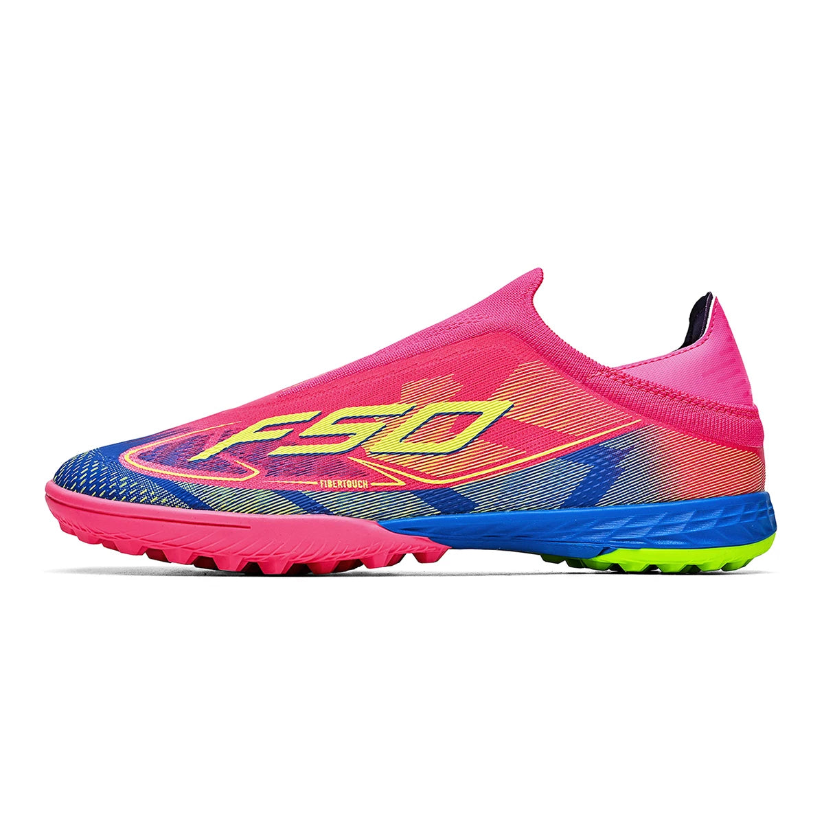 Professional Training TF Soccer Shoes for Men Women Kids PU+Fabric Breathable Wear-Resistant Rubber Sole