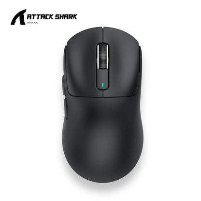 Ποντίκι τριπλής λειτουργίας ATTACK SHARK X3 1K Hz, X3Pro ασύρματο ποντίκι Bluetooth 4K Hz ελαφρύ, PAW3395, ταχύτητα κίνησης 650IPS