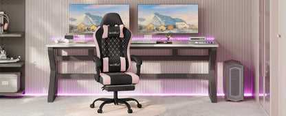 WOLTU sukamoji kompiuterio kėdė su masažo funkcija, ergonominė biuro kėdė su pagalvėle ir pakoju, reguliuojamo aukščio gaming kėdė
