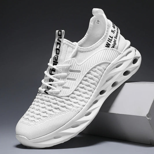 2026 Men's Tennis Shoes Air Mesh Breathable Lightweight Walking Non-slip Sneakers Gym Sport Trainers