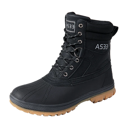 Grande taille 47 bottes d'extérieur pour hommes bottes de neige d'hiver pour hommes bottes de travail d'entraînement imperméable antidérapant garder au chaud chaussures d'hiver