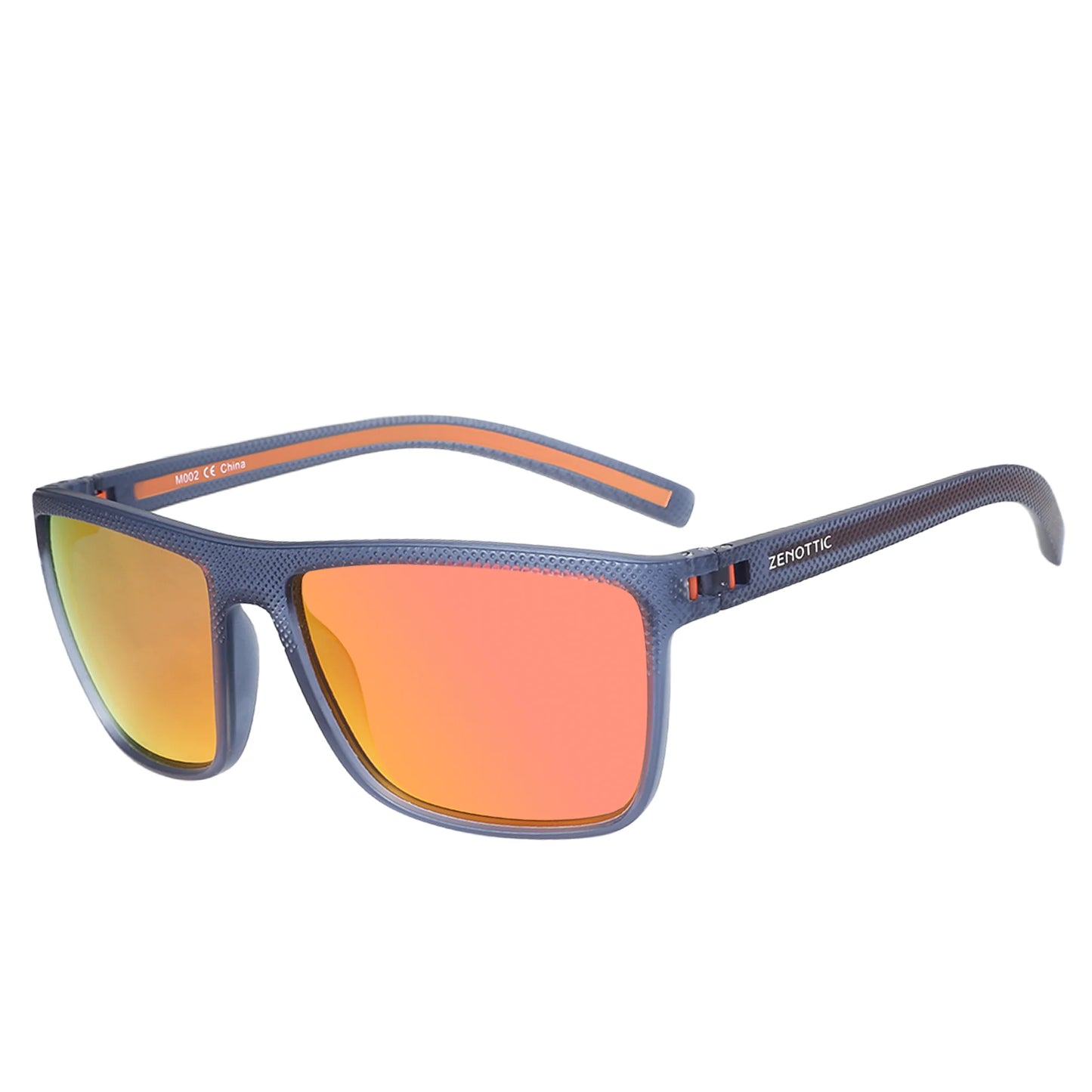ZENOTTIC Polarized Sunglasses for Men Shades Lightweight TR90 Frame UV400 Protection Square Outdoor Trave Driving Sun Glasses