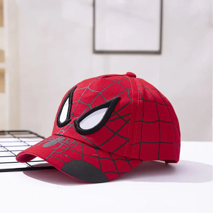 Spider Man Men and Women Cartoon Hat Baseball Hat Men and Women Hip Hop Duck Tongue Hat Sun Hat Outdoor Sunshade Beach Hat