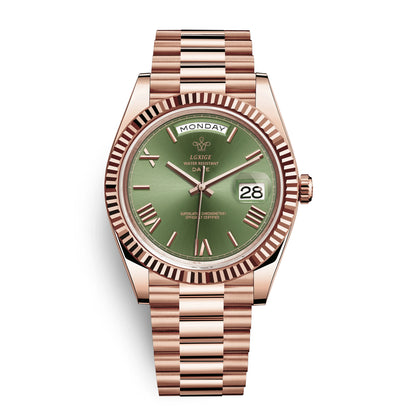 2025 New Gold Watch For Men Water Resistant Quartz Wristwatch Top Brand Luxury Casual AAA Male Wrist Watch Friend Gilft Relogio