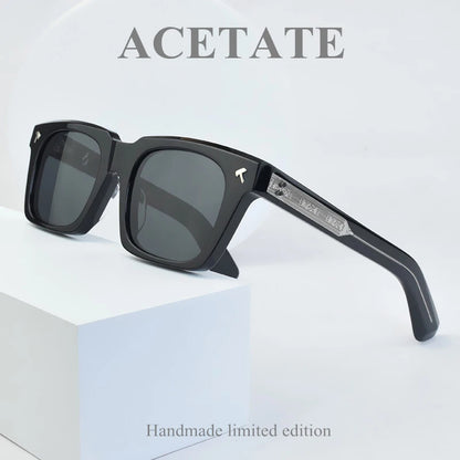 2026 Sunglasses Thick Heavy  Japanese Style Men Fashion Sun glasses brand Acetate High Quality Classical Uv400 QUENTIN Sunglass