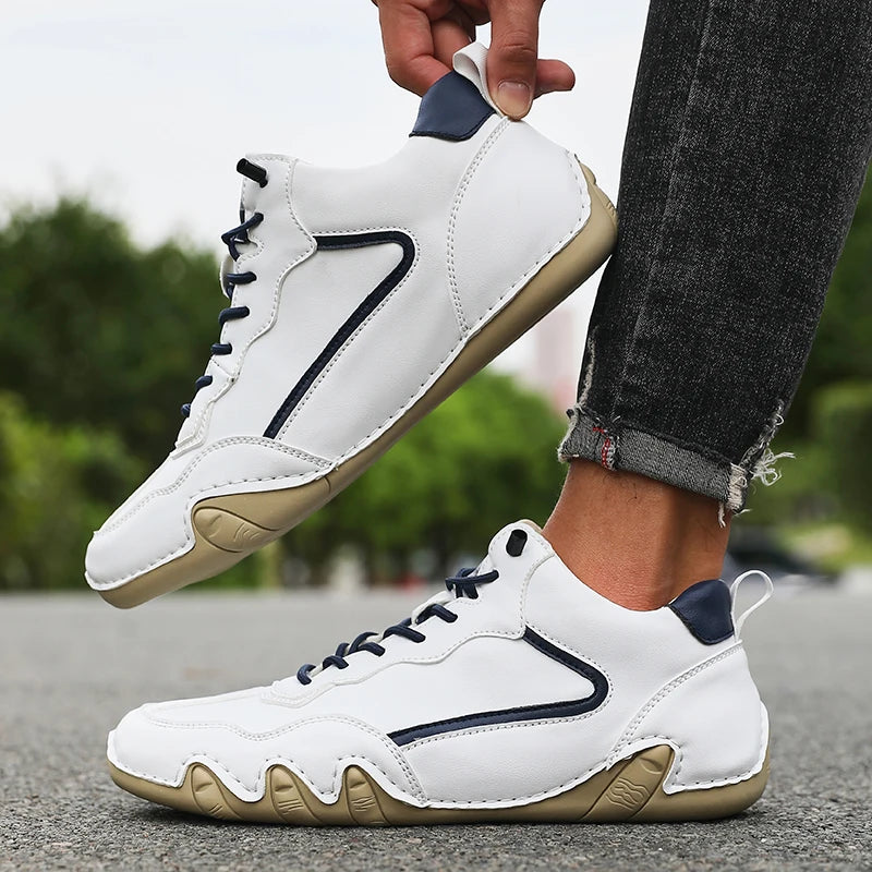 Scarpe casual da uomo, comode, in pelle di alta qualità, alla moda, casual, mocassini, scarpe sportive da passeggio, scarpe firmate Facon