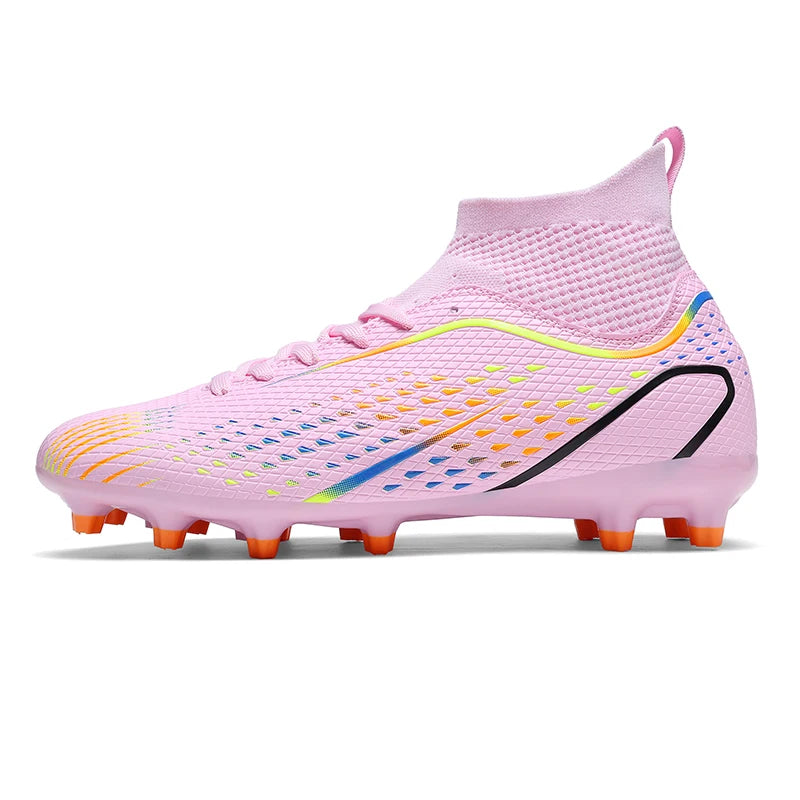 Mens Football Field Boots Ultralight Turf Indoor Society Training Soccer Shoes Cleats for Kids Sneakers TF/FG Football Shoes
