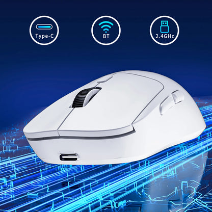 Геймърска Bluetooth мишка, презареждаема Gamer Paw3395, лека ергономична безжична мишка за Esport
