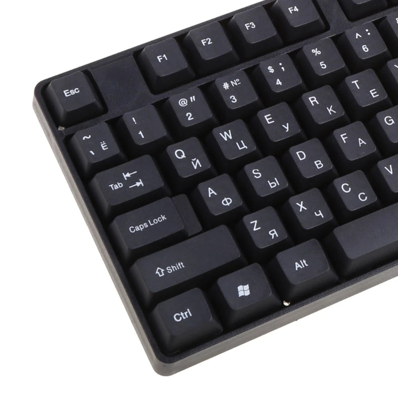 Ergonomic USB PC Computer Keyboard, Russian Keyboard / English Keyboard DropShipping