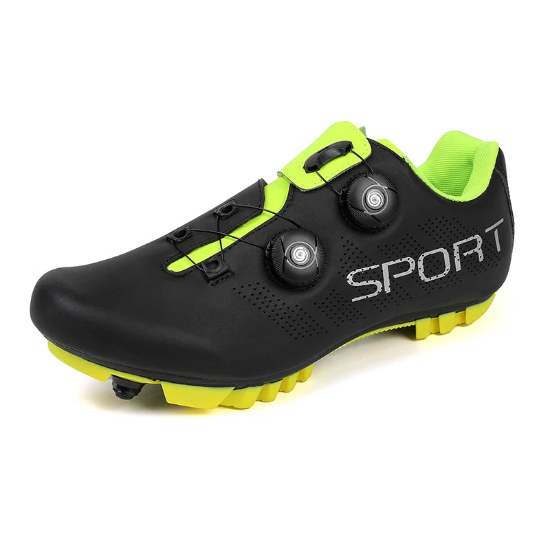 Ténis de ciclismo, sapatos de MTB respiráveis, sapatos de ciclismo de montanha para homem e mulher, sapatos para trilhos, sapatos desportivos para ciclismo de estrada, sapatos de ciclismo com pedais SPD