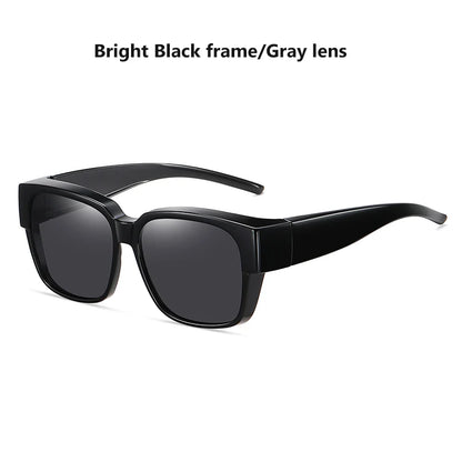 Fit Over myopia glasses cover Sunglasse Polarized Men Women UV400 Goggles Outdoor Travel Driving Anti-Glare Cover Sun Glasses