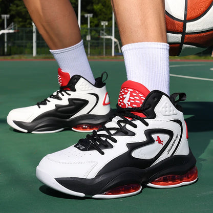 Chaussures de basket-ball pour hommes, respirantes, avec amorti, antidérapantes, résistantes à l'usure, chaussures de course, chaussures de sport pour la salle de sport, baskets de basket-ball pour hommes.