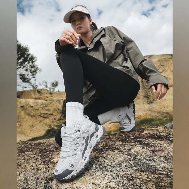 Zapatillas de senderismo para hombre y mujer, antideslizantes, para trekking, al aire libre, deportivas, de camping, entrenamiento, footing, transpirables, de escalada y de montaña.