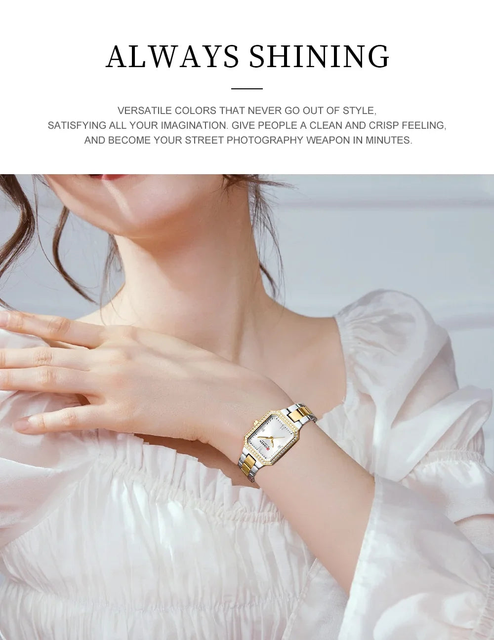 CURREN Elegant Quartz Ladies Wristwatch Top Brand Original Watch For Women Luxury Waterproof Luminous Watches