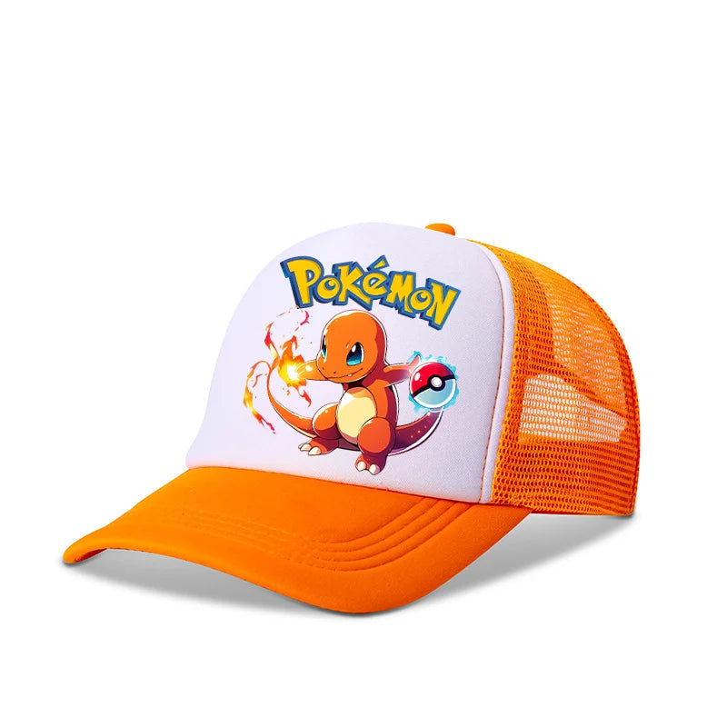 Pokemons Baseball Cap Pikachu Charizard Gengar Anime Peaked Hat Kid Adult Summer Outdoor Sport Hats Boy Casual Fashion Cap Gift