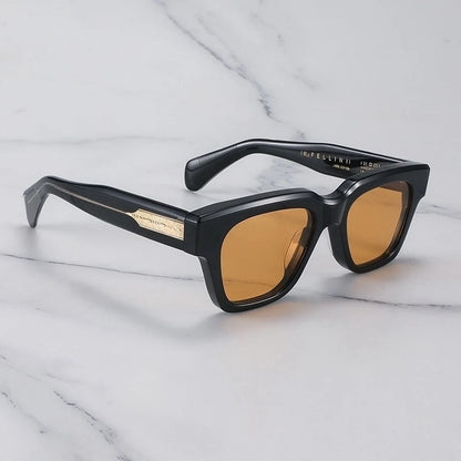 JMM FELLINI Female Sunglasses Thick Acetate Popular Luxury Woman Sunglasses 2025 Jacques Men's Sunglasses With Original Case