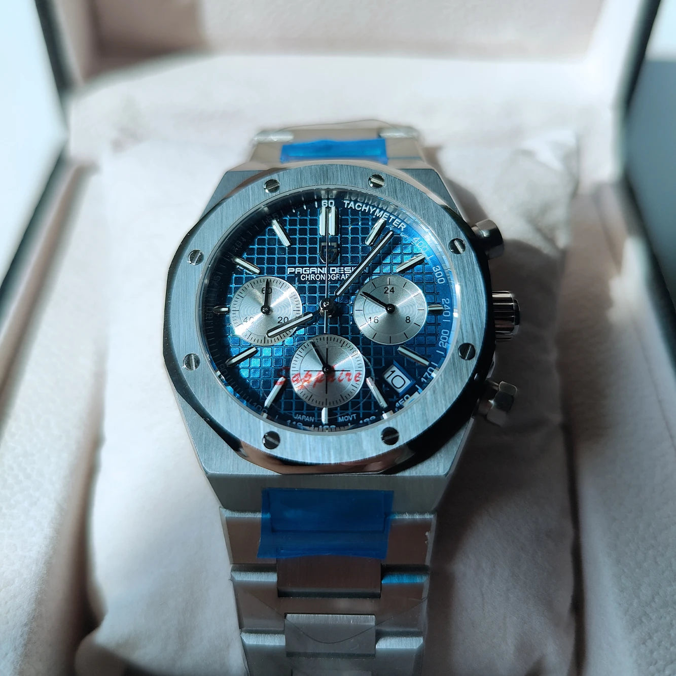 PAGANI DESIGN PD1707 Men's Quartz Watches 40MM Stainless Steel Sapphire Glass Top Brand Watch Gift for Men Reloj Hombre 2024 New