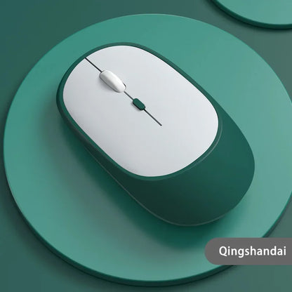Bezdrôtová myš Lenovo USB, nabíjateľná, ergonomická, s nastaviteľným DPI, tichá kancelárska optická myš 2.4G Bluetooth na hry a kanceláriu