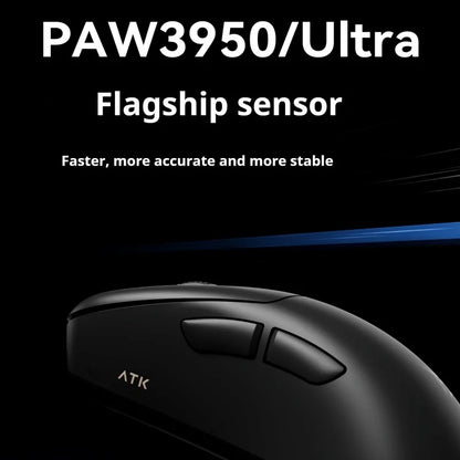 ATK Z1 Pro Max Ultra Wireless -pelihiiri, mukautetut tassut, PAW3950, Ultra Smart Speed Wireless, 8k Polling Rate, 0.39ms matala viive