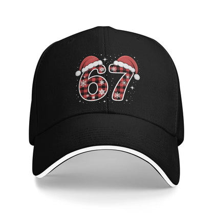 67 Six Seven 6-7 Baseball Cap Popular Steal Brainrot Gaming Meme Sandwich Caps Men Women Breathable Dad Hat Outdoor