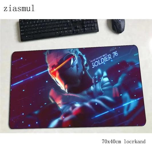 Podkładka pod mysz Overwatch dla graczy 700x400x3mm, kolorowa mata gamingowa na biurko, prezent świąteczny, podkładka PC gamer