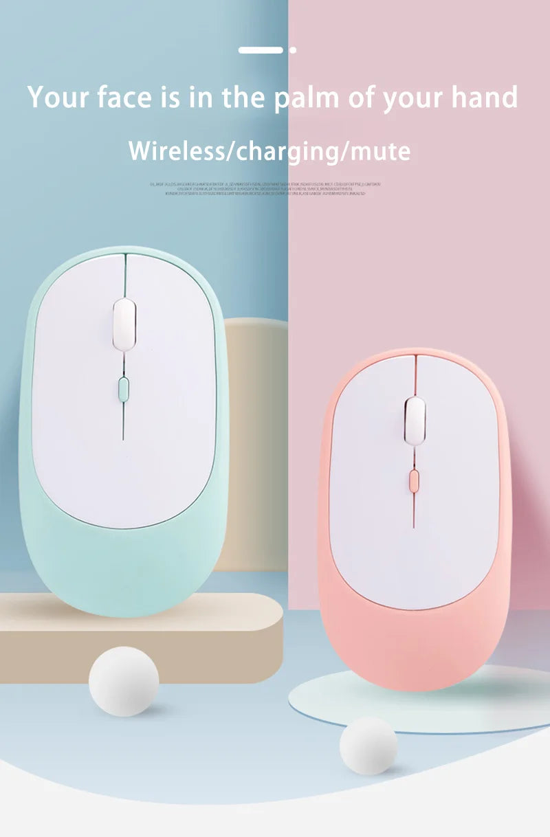 Bezdrôtová myš Lenovo USB, nabíjateľná, ergonomická, s nastaviteľným DPI, tichá kancelárska optická myš 2.4G Bluetooth na hry a kanceláriu