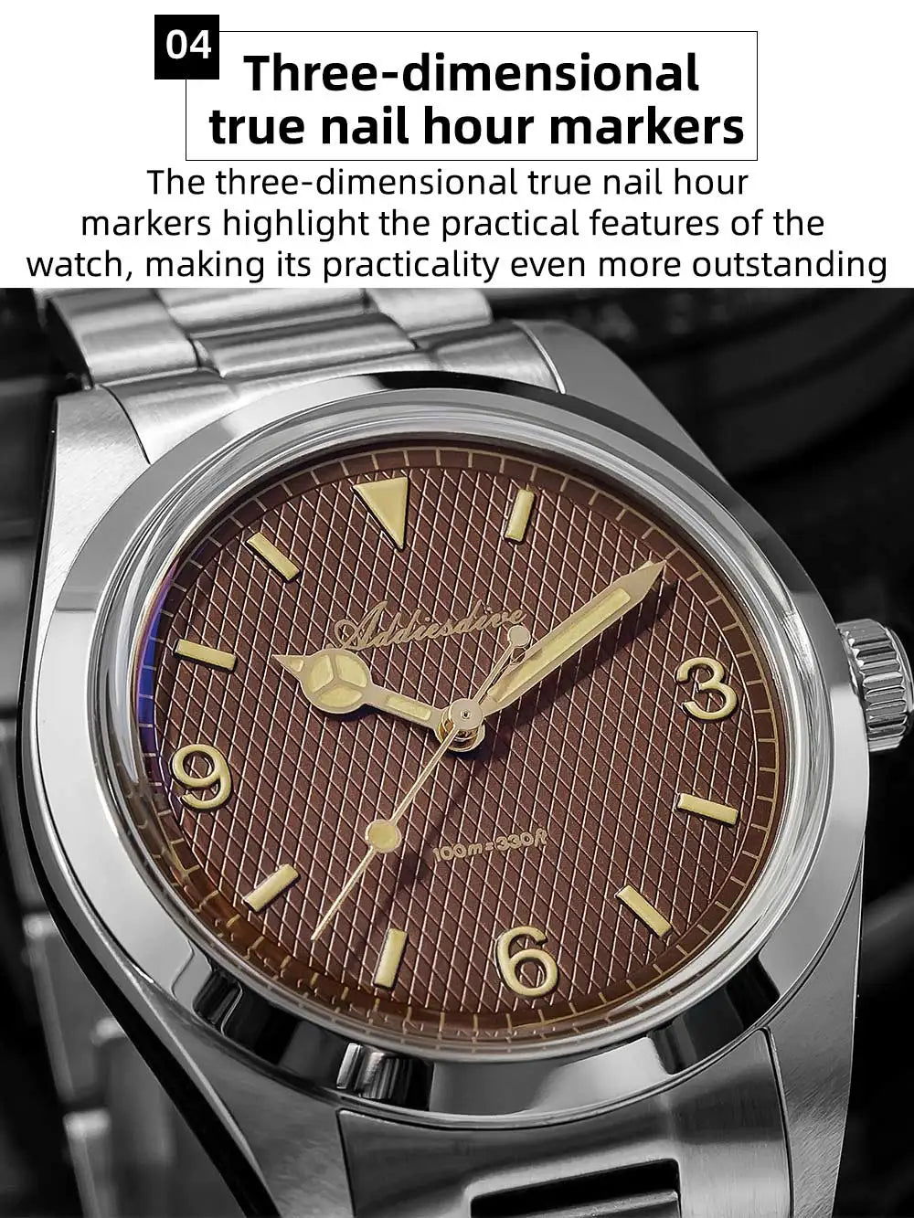 ADDIESDIVE 2025 NEW Watch For Men 316L Stainless Steel 10Bar Diving Luminous AD2096 Luxury Gift Quartz Wristwatch reloj hombre