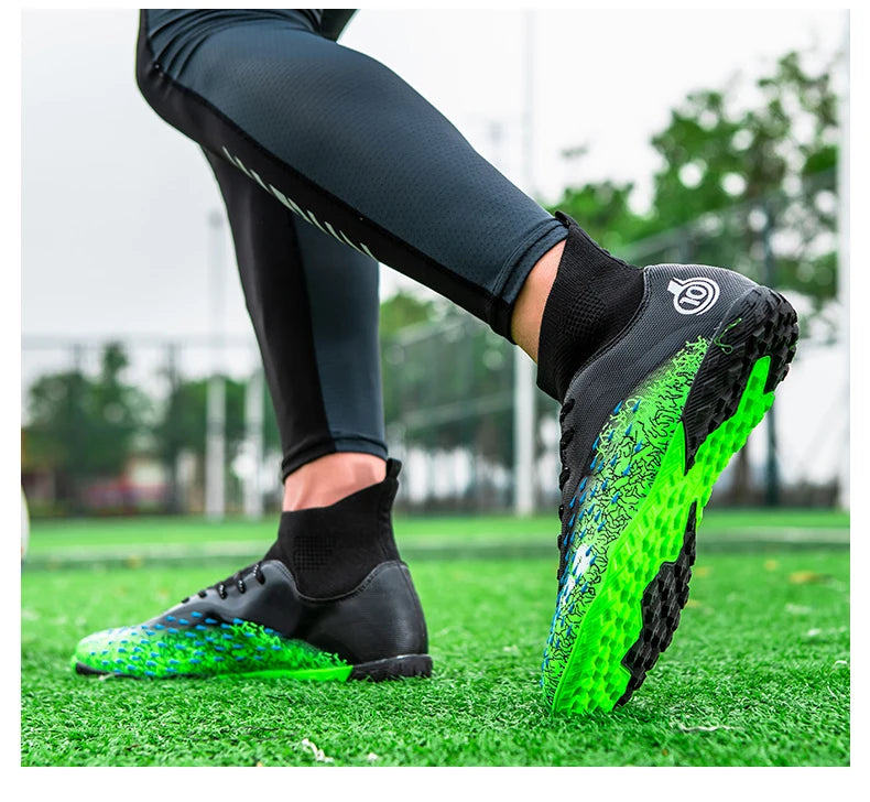 Professionelle fodboldsko til mænd, fodboldstøvler til klubbrug, originale indendørs fodboldsko, støvler til bane, græs og træning, TF/FG-sneakers