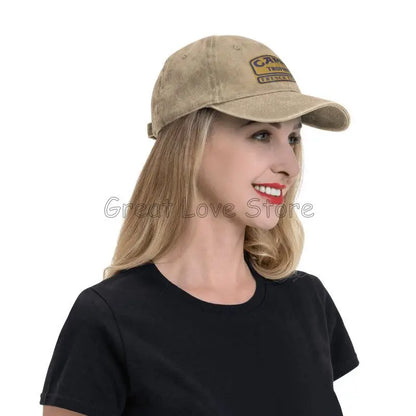 Camel Trophy 91 Cowboyhatt Retro Justerbar Tvättad bomull Golfhatt Sommar Vintage Solskydd Basebollkepsar