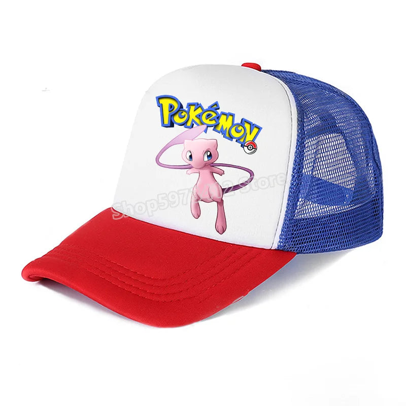 Pokemons Baseball Cap Pikachu Charizard Gengar Anime Peaked Hat Kid Adult Summer Outdoor Sport Hats Boy Casual Fashion Cap Gift