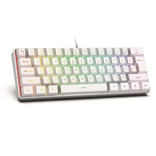 2026 New Best-Selling Portable Wired Mini-Mechanical Keyboard K61 Mini-Keyboard, Suitable For Playing Games, Compact And Convenient