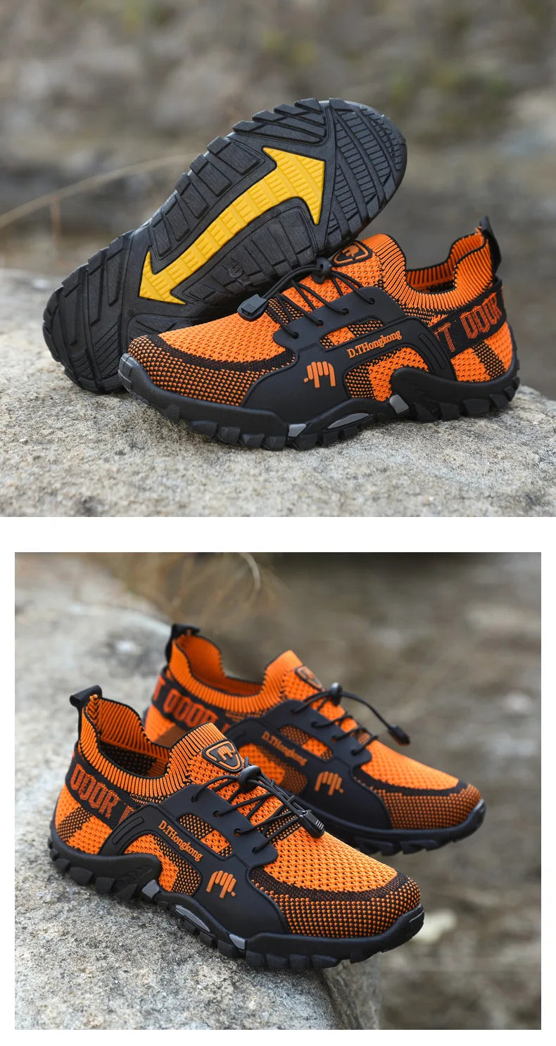 Chaussures décontractées d'été respirantes pour hommes, chaussures de sport pour hommes, confortables et légères, chaussures de sport d'extérieur