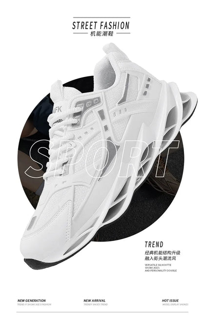 Baskets décontractées pour homme, baskets de luxe, chaussures de course respirantes, mocassins tendance pour homme. Chaussures
