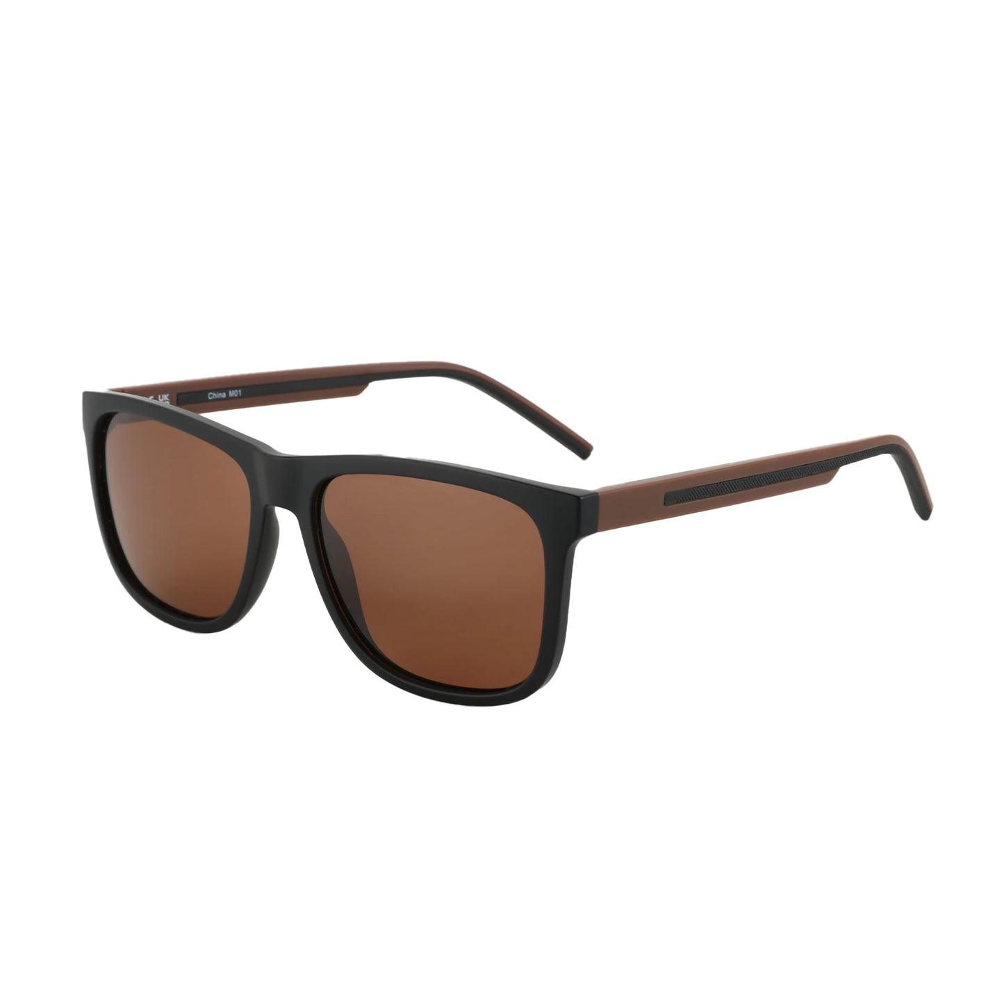 ZENOTTIC Men's Polarized Sunglasses - Lightweight TR90 Frame Square Mens Sunglasses UV400 Protection