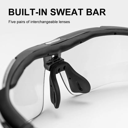ROCKBROS Polarized Cycling Glasses Sunglasses Men Women Mtb Bike Road Eyewear Bicycle Riding Outdoor Sport Hiking Goggles 5 Lens
